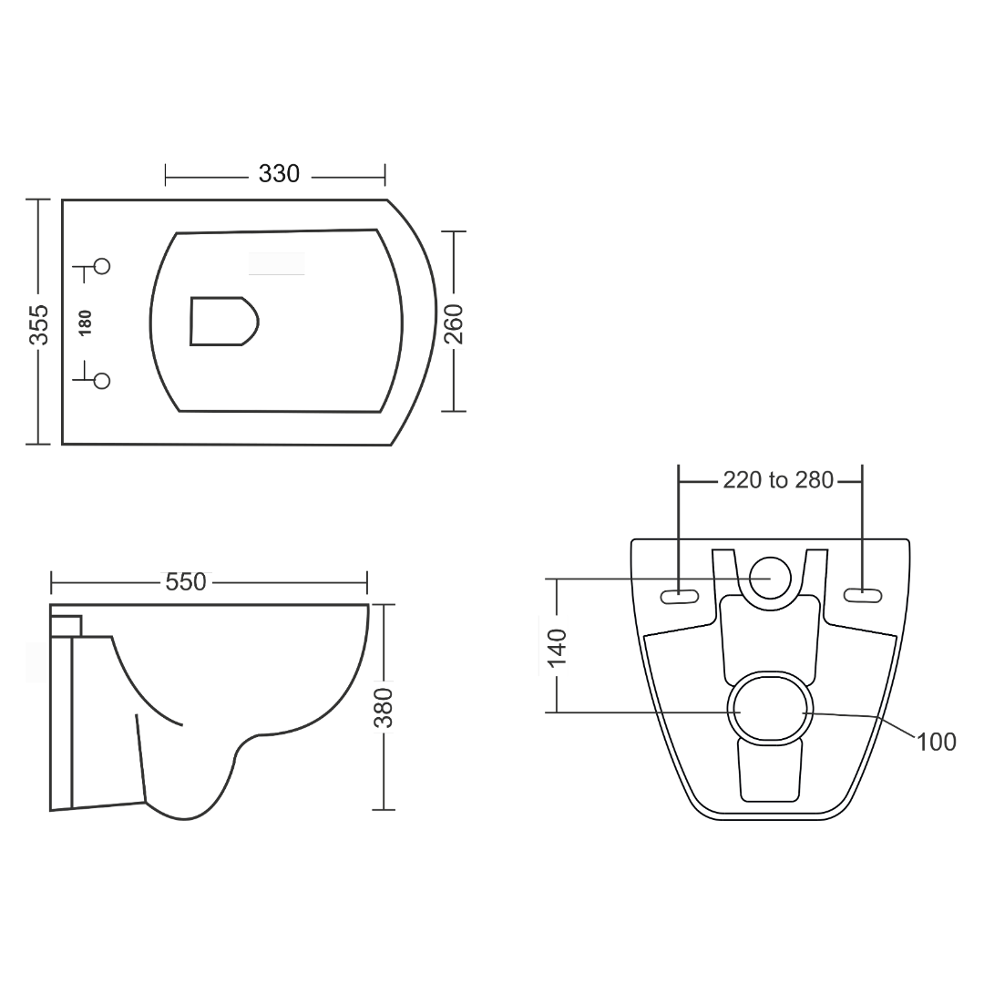 Wall Hung Closet – Cera - Image 2