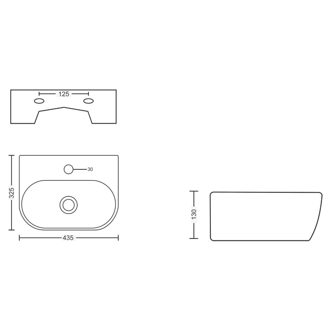 Wall Hung Basin – Prime - Image 3