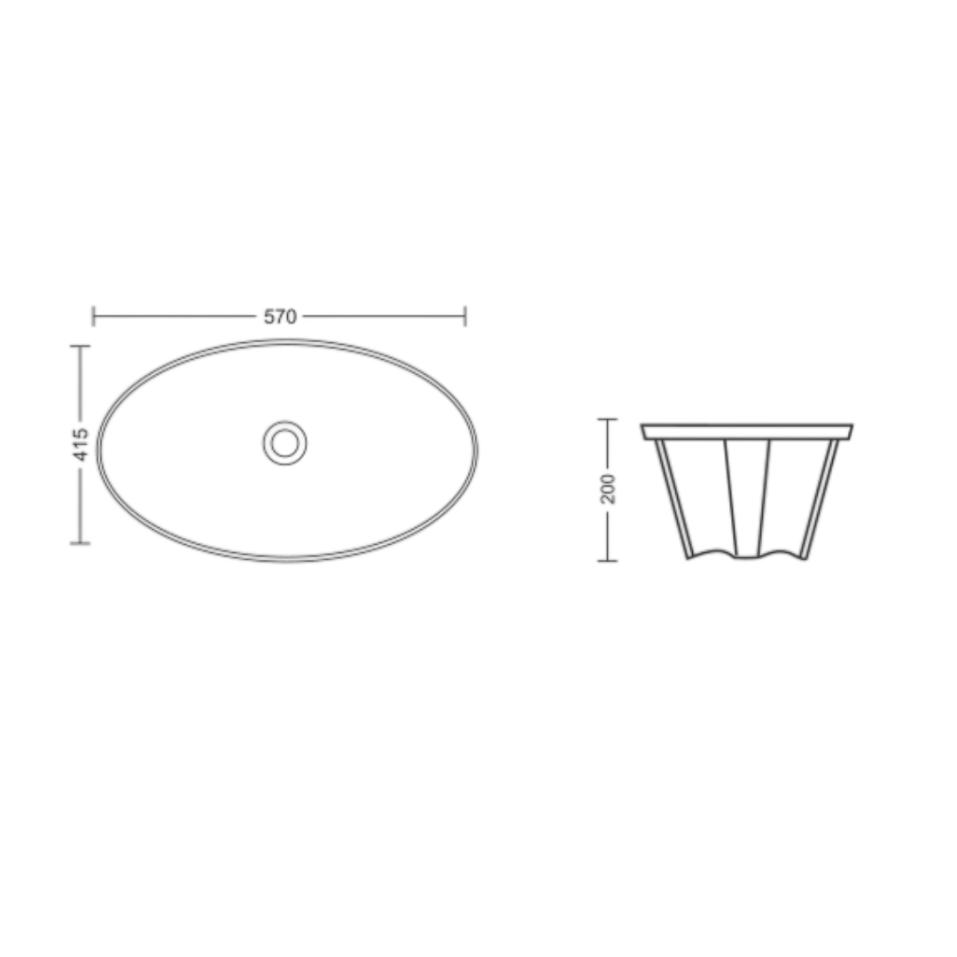 Under Counter Basin – Zola - Image 2